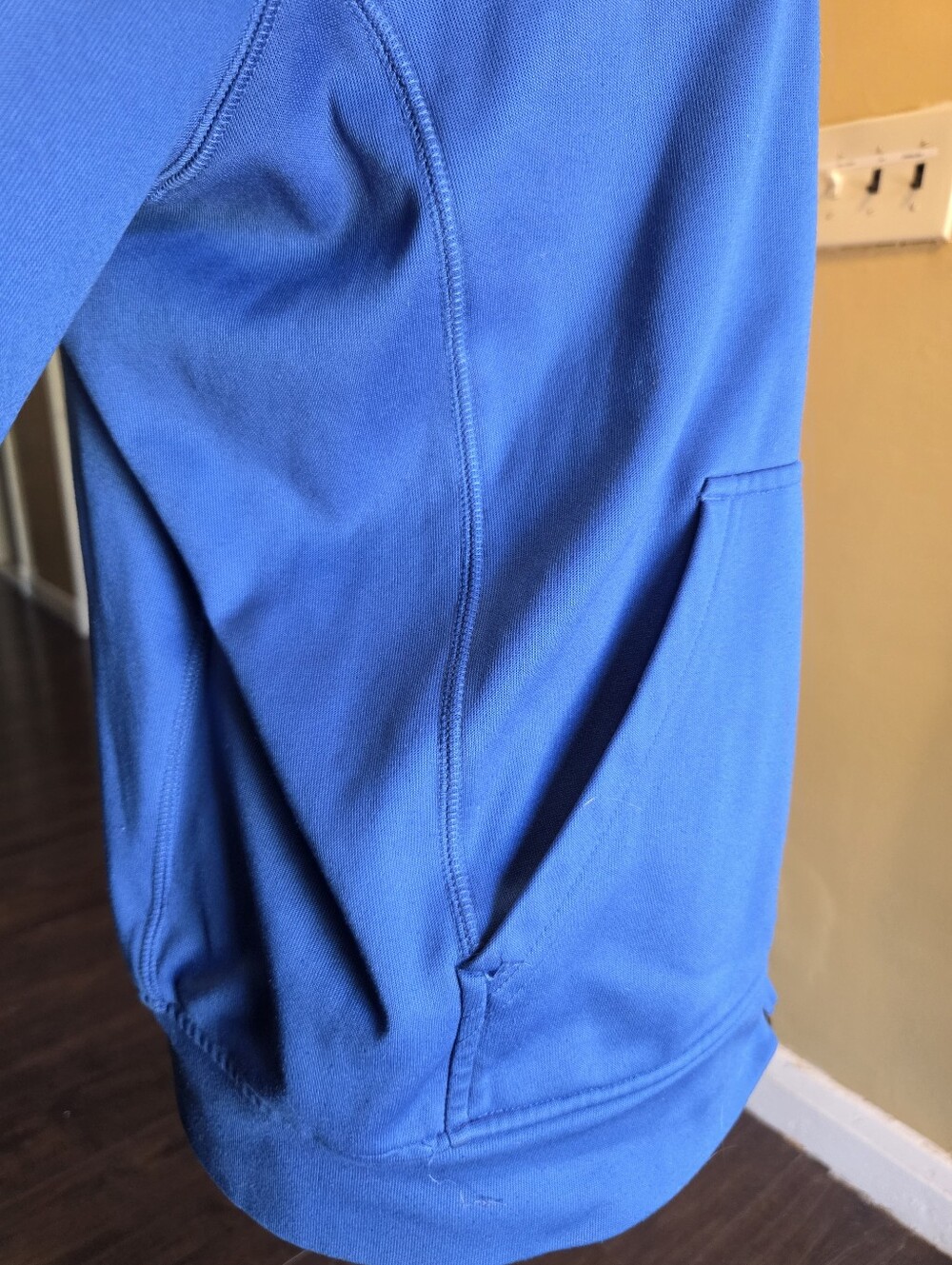 Adidas BLUE & YELLOW Full ZIP Track Jacket SIZE L (14/16) - Picture 6 of 9